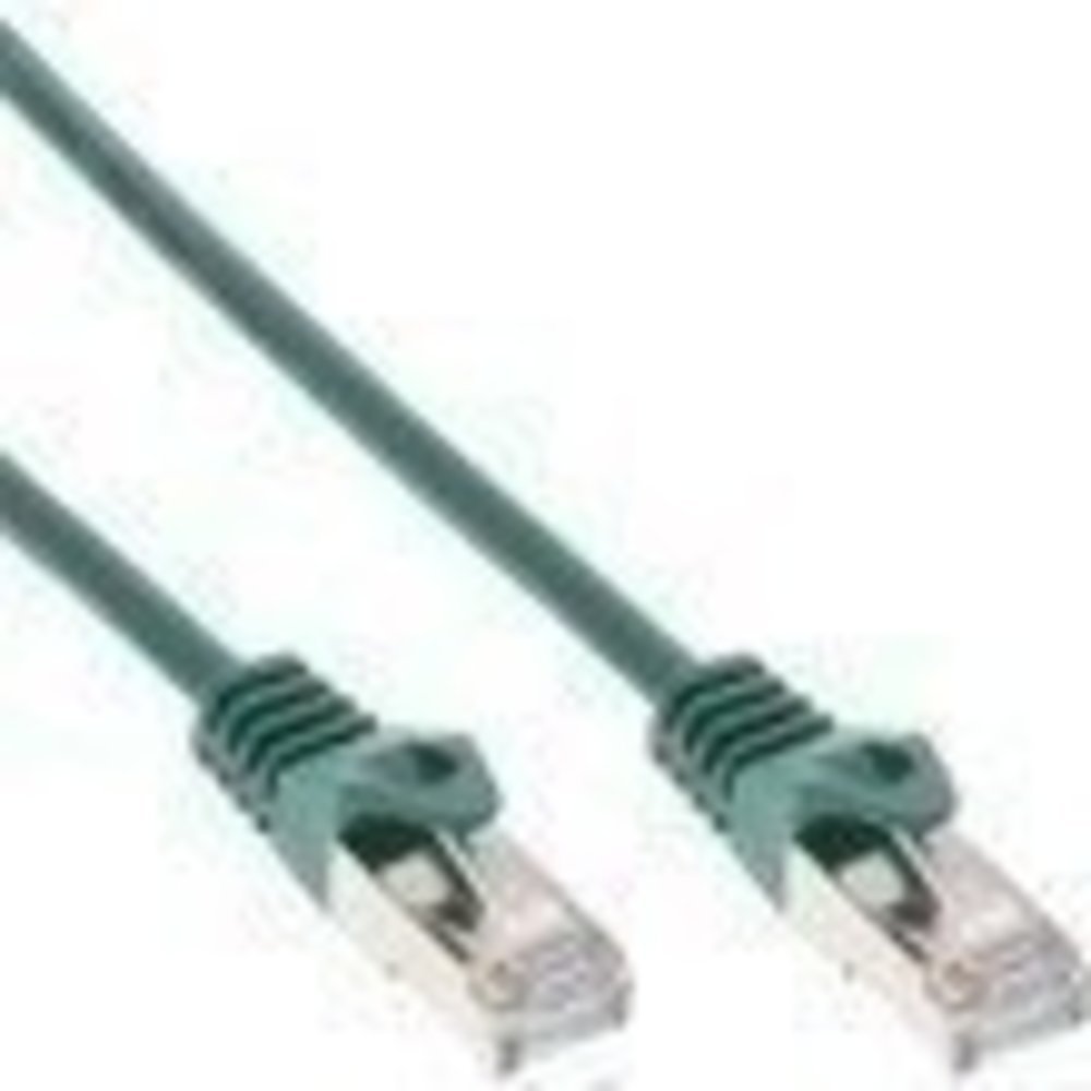 InLine® Patchkabel F/UTP Cat5e grün 5m - Hochwertiges Ethernet Kabel für beste Datenübertragung