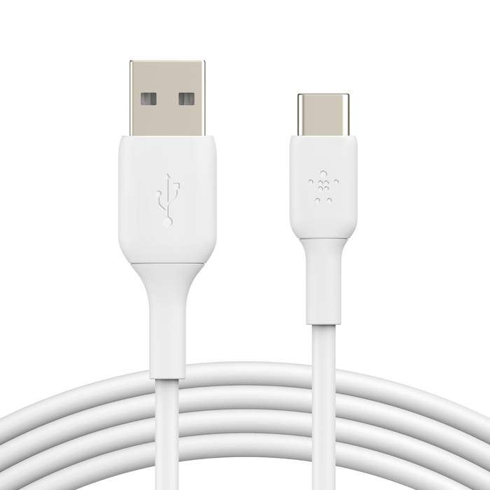 Belkin USB-C/USB-A PVC Kabel 1m wei Doppelpack