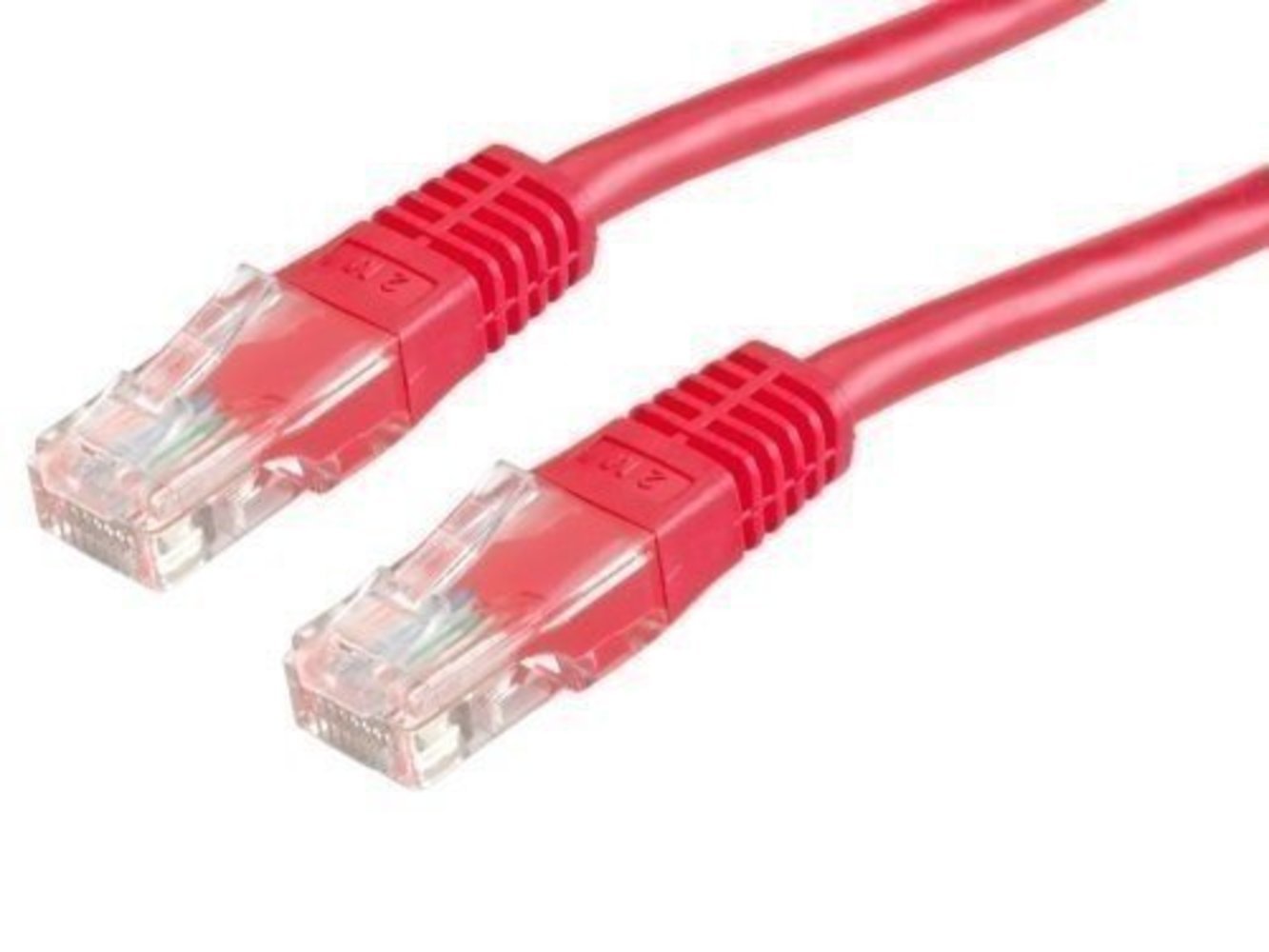 VALUE Patchkabel UTP Cat6 5m rot - Hochwertiges Ethernet LAN Kabel für schnelle Datenübertragung