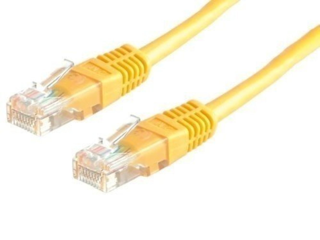 VALUE Patchkabel UTP Cat6 5m gelb - Hochwertiges Netzwerkkabel für schnelle Datenübertragung