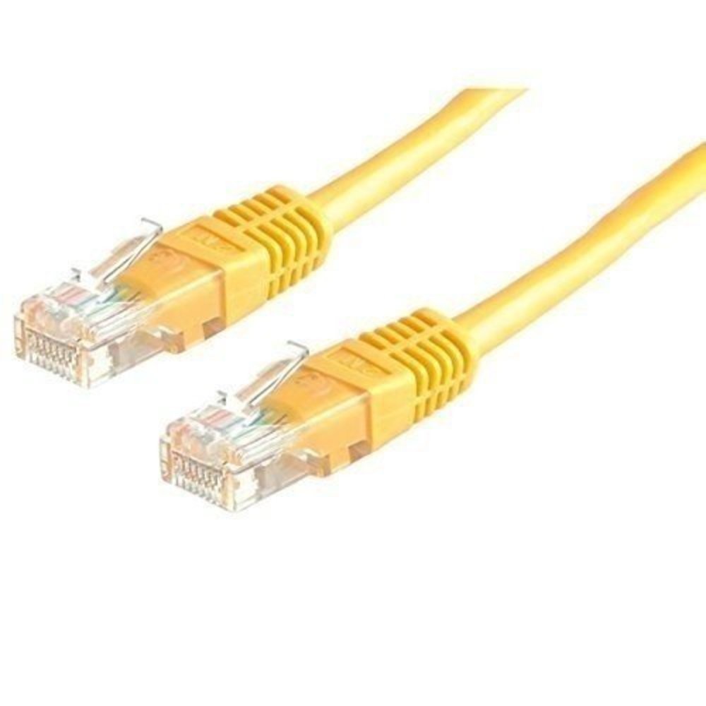 VALUE Patchkabel UTP Cat6 10m gelb - Hochwertiges Ethernetkabel für optimale Leistung und Übertragungsgeschwindigkeit