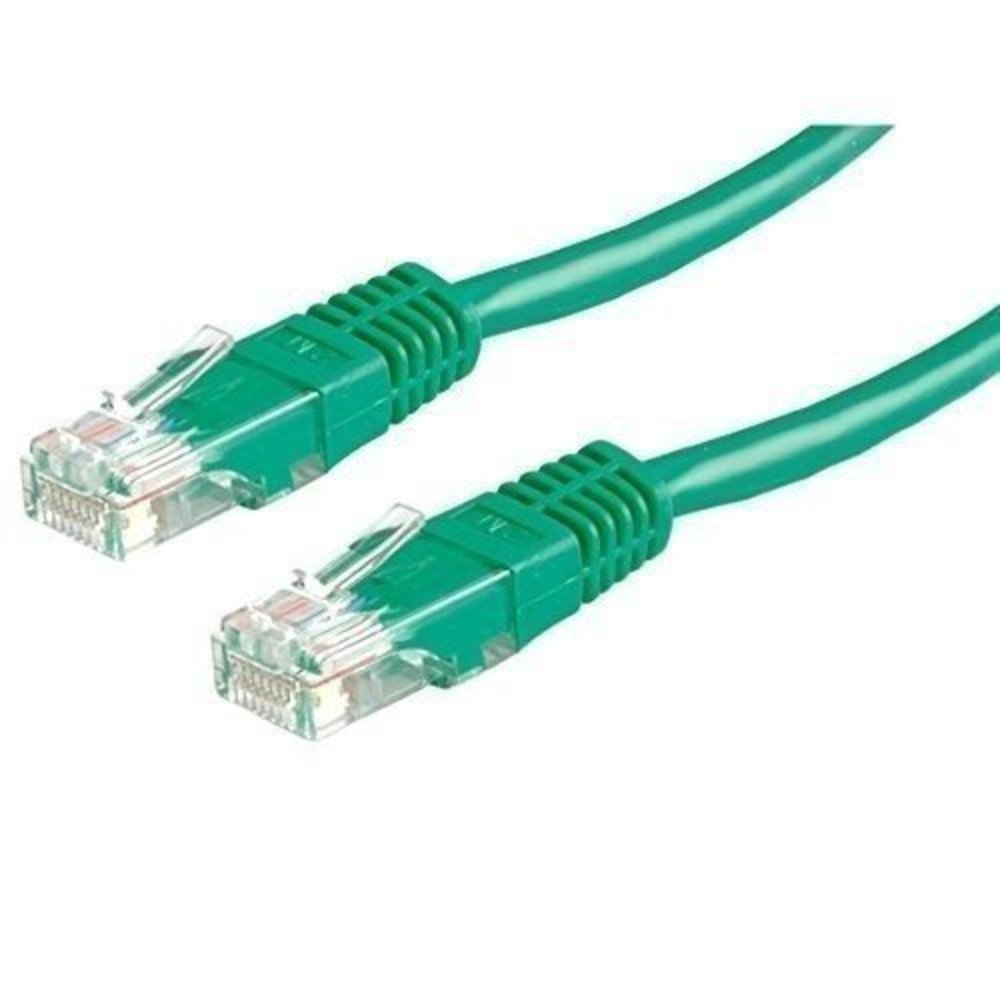 VALUE Patchkabel UTP Cat6 10m grün - Hohe Qualität, schnelle Datenübertragung