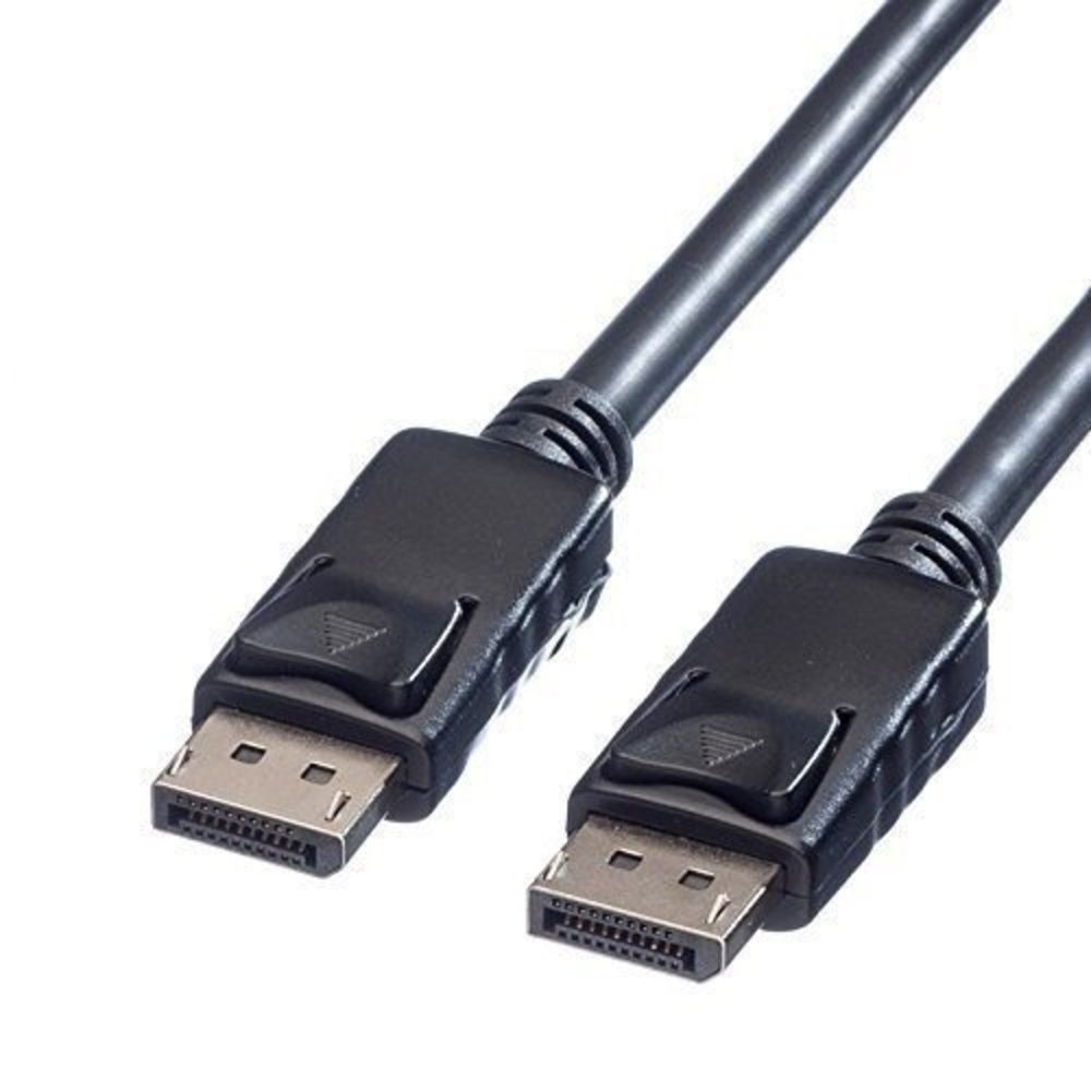 ROLINE DisplayPort Kabel DP ST/ST 2m – Hochwertiges DisplayPort Verbindungskabel – 2 Meter Länge