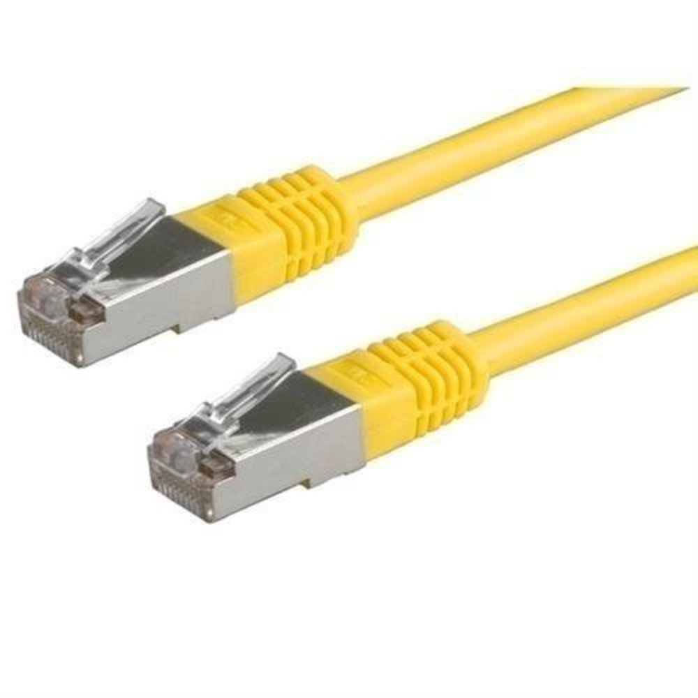 ROLINE VALUE Patchkabel S/FTP Cat6 gelb 7m - Hohe Qualität und schnelle Übertragungsgeschwindigkeit