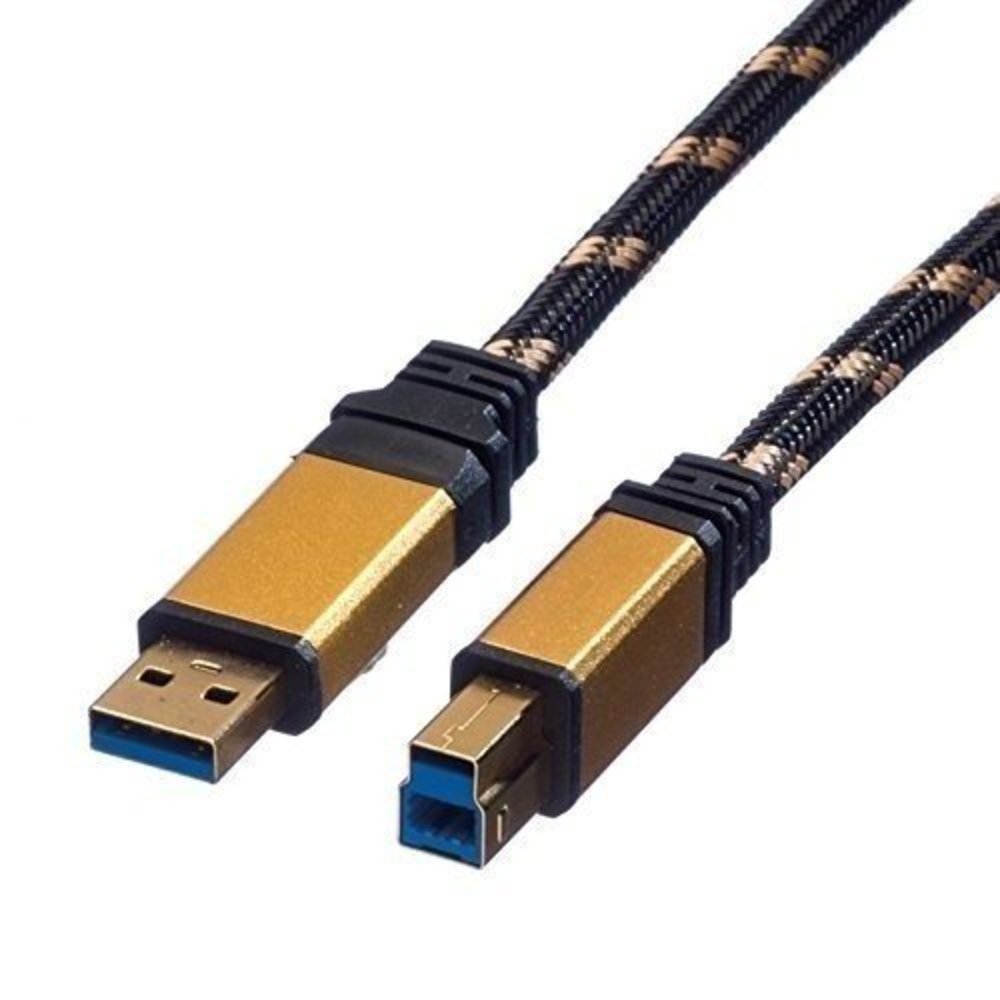 ROLINE GOLD USB 3.0 Kabel Typ A-B 1.8m