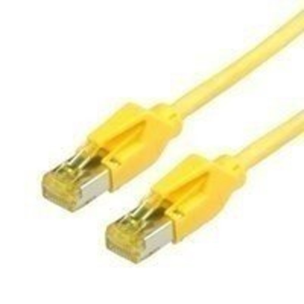 DRAKA UC900/HIROSE TM31 Patchkabel Kat.6A gelb 10.0 m - Hochwertiges Ethernet-Kabel für schnelle und zuverlässige Datenübertragung