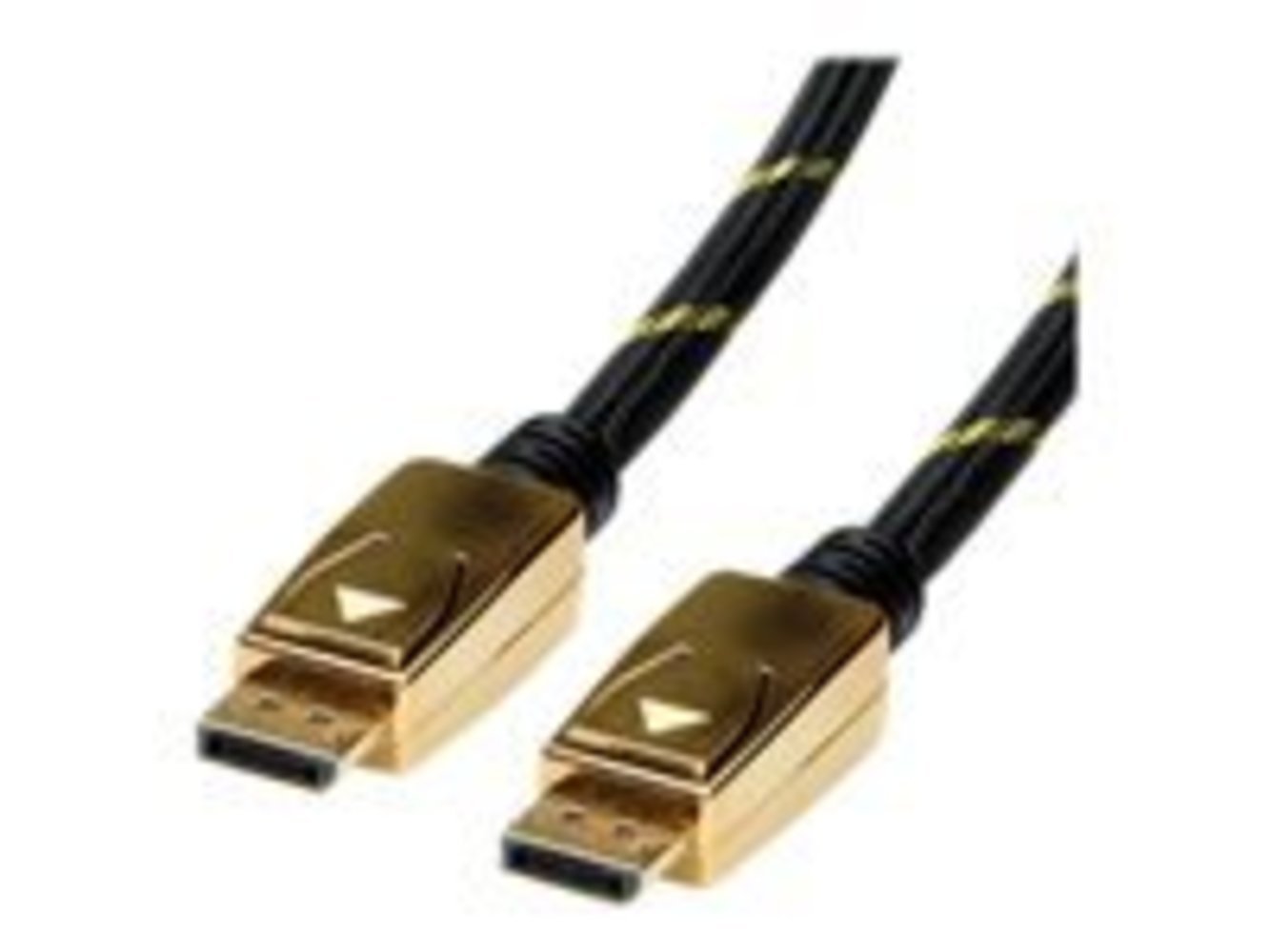 ROLINE GOLD DisplayPort-Kabel v1.4 DP ST/ST 1.0 m: Hochwertiges Verbindungskabel für DisplayPort-Anschluss.