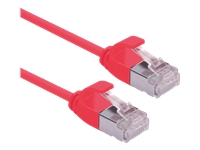 ROLINE U/FTP DataCenter Patchkabel Kat.6A (Class EA) LSOH slim rot 0.5 m