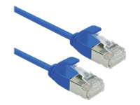 ROLINE U/FTP DataCenter Patchkabel Kat.6A (Class EA) LSOH slim blau 1 m