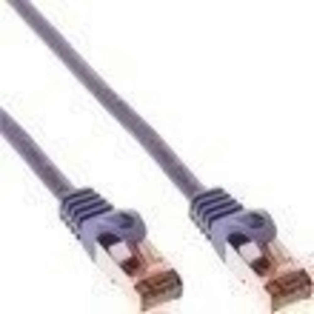 InLine® Patchkabel S/FTP (PiMf) Cat6 250MHz PVC Kupfer purple 10m - Hochwertiges Patchkabel für schnelle Übertragungsgeschwindigkeiten in violett (10 Meter)