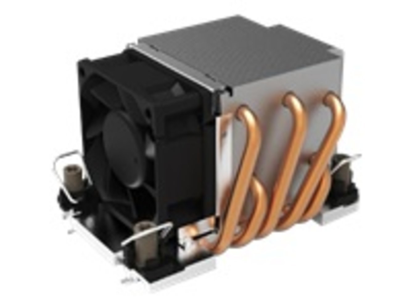 DYNATRON N11 Intel CPU Kuehler 4189-4/-5 P4/P5/P+ 2U Kuehlkoerper Aluminium Lamellen Heat Pipe Aktiv mit PWM bis zu 270W TDP