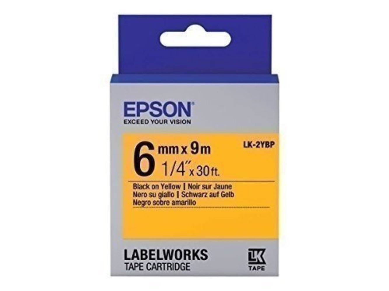 EPSON LK-2YBP Etikettenkassette