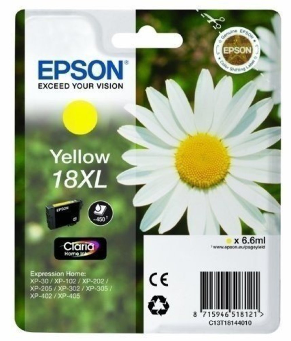 EPSON HOME INK CLARIA YELLOW 18XL