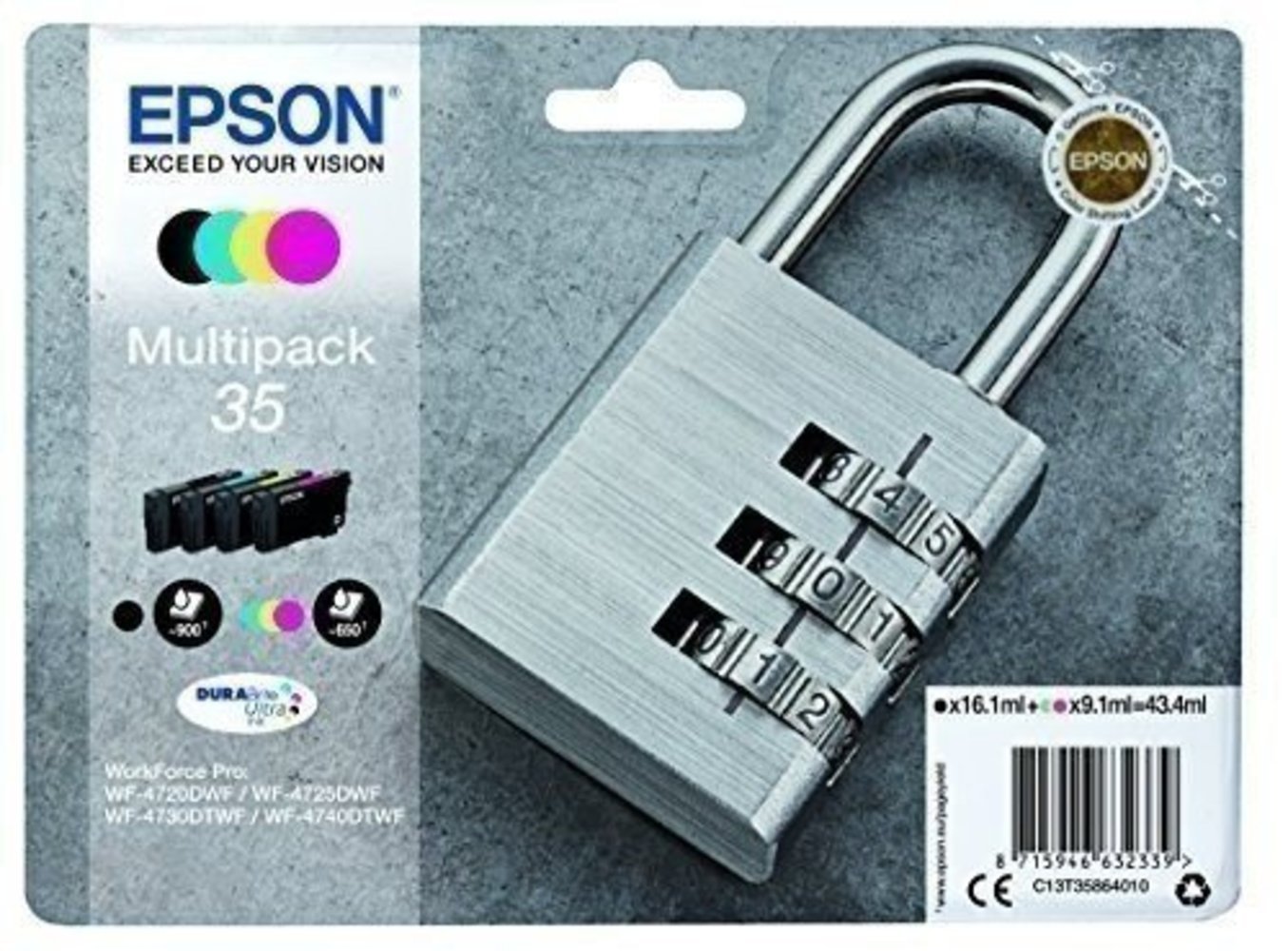 EPSON 35 Ink Multipack CMYK