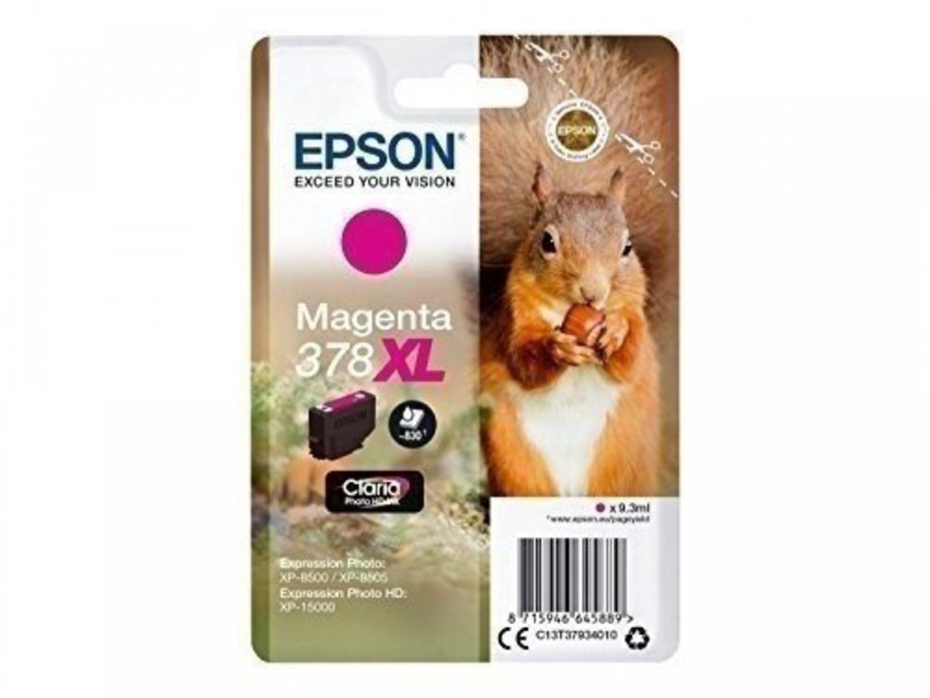 EPSON Tinte magenta 378XL (C13T37934010)