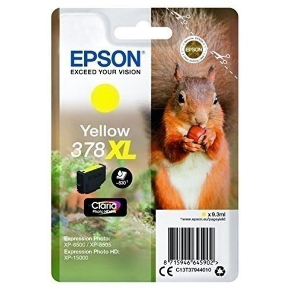 EPSON Tinte gelb 378XL (C13T37944010)