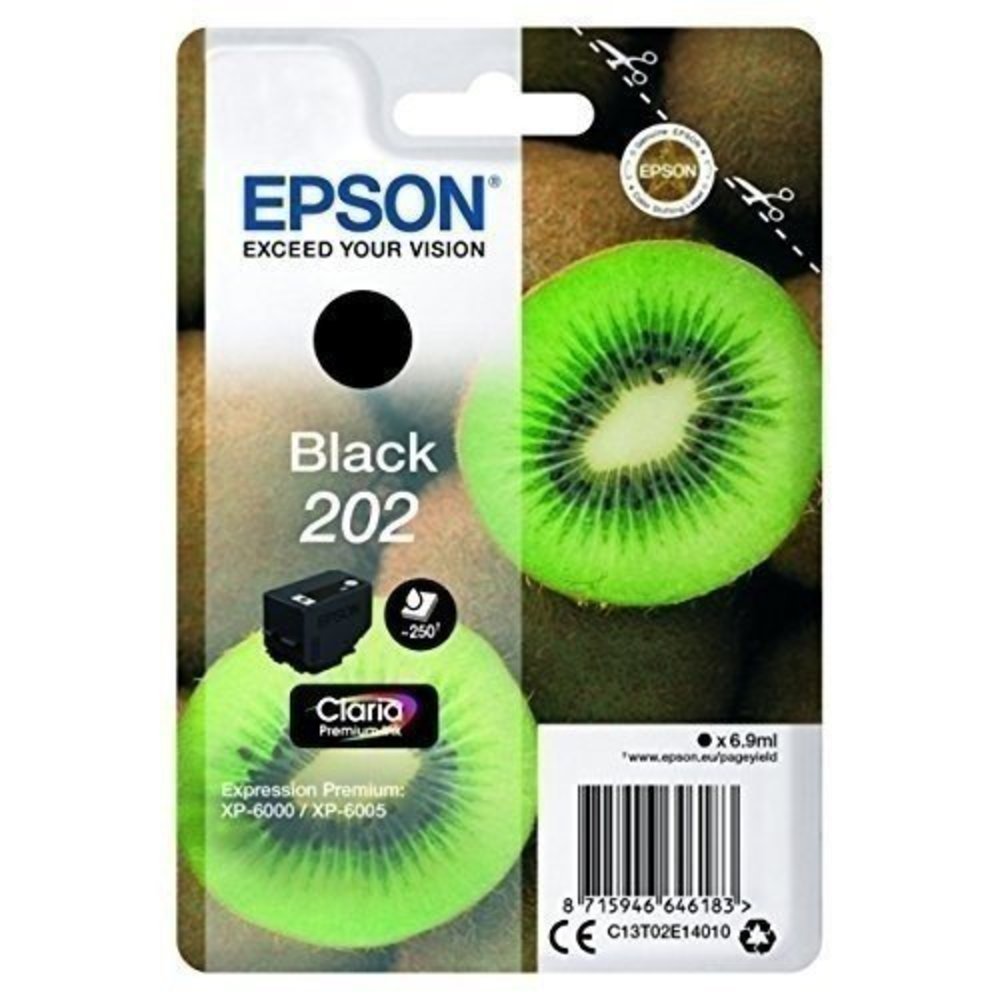 EPSON Tinte schwarz 202 (C13T02E14010)