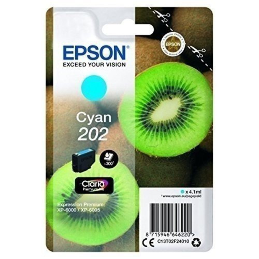 EPSON Tinte cyan 202 (C13T02F24010)