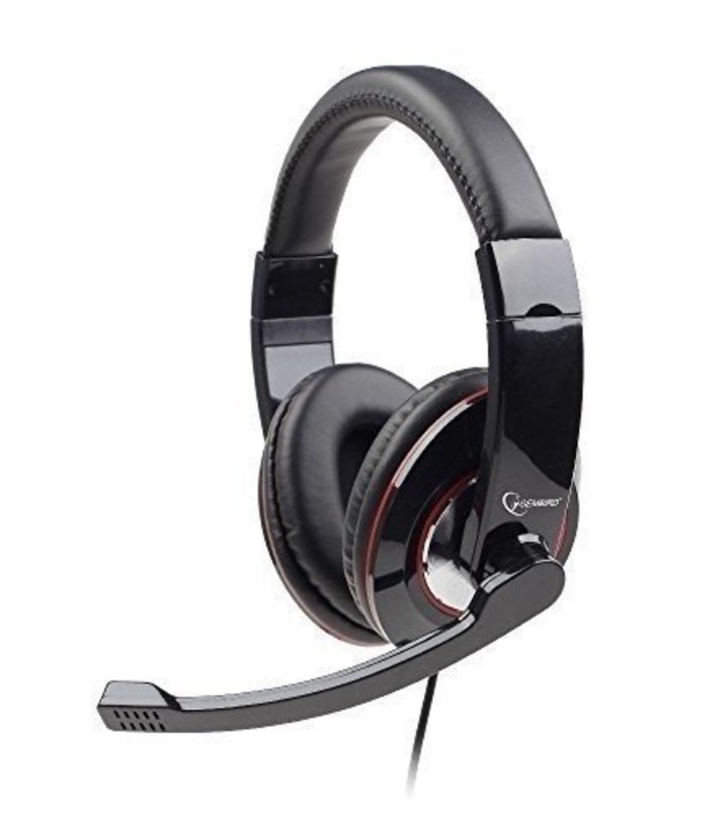 Headset Gembird STEREO MHS 001 glänzend schwarz