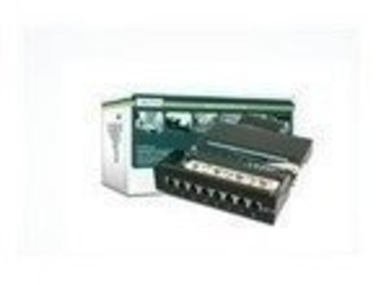 DIGITUS Patch Panel Desktop 8Port Cat6 geschirmt schwarz RAL9005 Kabelinstallation mit LSA Leisten farbcodiert nach EIA/TIA 568A+B