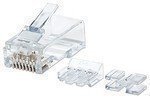 INTELLINET INT Modular Plug.Cat6A.RJ45with liner.unshielded 15u 80 sol