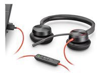 HP Poly Blackwire C5220 USB-C Headset +Inline Kabel