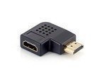 equip HDMI zu HDMI Adapter 90 Winkel M->W schwarz