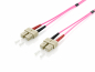 Fiber Optic Patch Kabel SC/SC - 10m Length - EQUIP