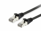 Patchkabel Cat6 1.5m schwarz mit S/FTP und 2x RJ45-Steckern