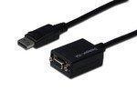 Digitus Assmann Adapterkabel DisplayPort Stecker auf VGA HD15 Buchse 0.15m AWG28 doppelte Schirmung - Hohe Qualität und optimale Signalübertragung