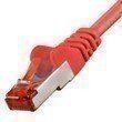 DIGITUS Patchkabel RJ45 S/FTP Cat6 5m rot Hebelschutz