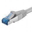 DIGITUS Patchkabel RJ45 S/FTP Cat6 10m grau Hebelschutz