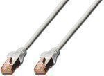 DIGITUS Patchkabel RJ45 S/FTP Cat6 1.50m grau Hebelschutz