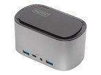 DIGITUS DA-70889 11 Port USB-C Dock mit SSD Enclosure 2x HDMI DP 4x USB-A 2x USB-C RJ45 AC M.2 SSD