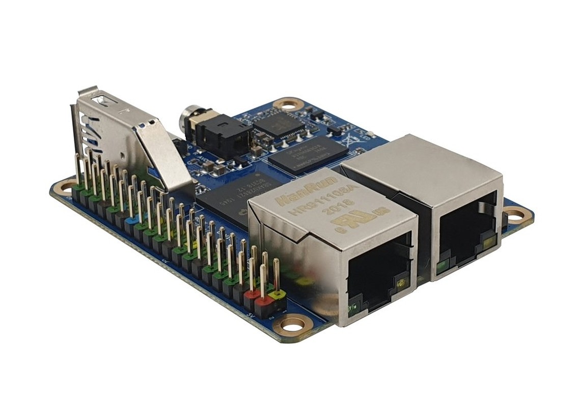 Allnet Rock Pi E D4W1 - Dual Ethernet-Board mit RK3328, 512MB RAM, 802.11 a/b/g/n, 2.4G