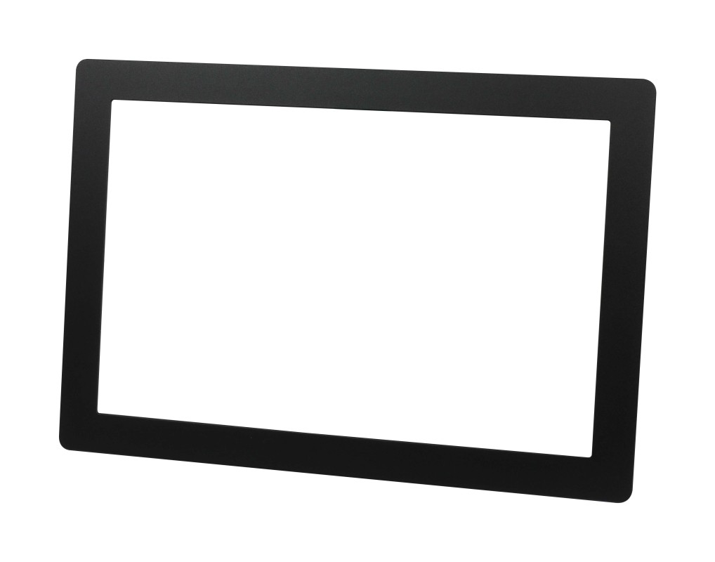 ALLNET 14 Zoll Tablet mit Touch Display und schwarzer Blende für Schmalen Einbaurahmen