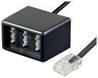  GOOBAY 10x TAE Adapter RJ45-Stecker 8P4C auf 3 x TAE N/F/N- Buchse 0.2 Meter