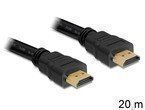 DELOCK Kabel High Speed HDMI mit Ethernet HDMI A Stecker > HDMI A Stecker 20 m