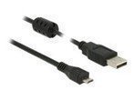 DELOCK Kabel USB 2.0 Typ-A Stecker > USB 2.0 Micro-B Stecker 0.5 m schwarz