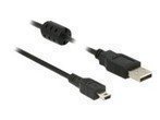 DELOCK Kabel USB 2.0 Typ-A Stecker > USB 2.0 Mini-B Stecker 2.0 m schwarz