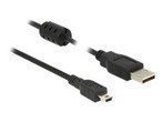 DELOCK Kabel USB 2.0 Typ-A Stecker > USB 2.0 Mini-B Stecker 3.0 m schwarz