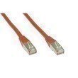 InLine® Patchkabel Cat6 S/FTP (PiMf), 0.3m, 250MHz, PVC, Kupfer, rot