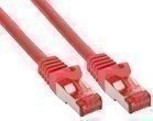 InLine® Patchkabel S/FTP (PiMf) Cat6 250MHz PVC Kupfer rot 10m - Hochwertiges Patchkabel für zuverlässige Netzwerkverbindungen