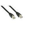 InLine® Patchkabel F/UTP Cat5e schwarz 2m - Hochwertiges Ethernet-Kabel für schnelle und stabile Netzwerkverbindungen