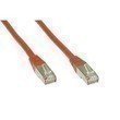 InLine® Patchkabel F/UTP Cat5e rot 10m - Hochwertiges Ethernet-Kabel für schnelle Netzwerkverbindungen