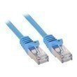 InLine® Patchkabel SF/UTP Cat5e blau 0.25m – Hochwertiges Netzwerkkabel für optimale Übertragungsgeschwindigkeit