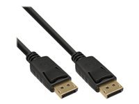 InLine® DisplayPort Kabel - Schwarz, vergoldete Kontakte, Länge: 0.3m