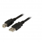 EFB USB2.0 Anschlusskabel A-B St.-St 5.0m schwarz Premium