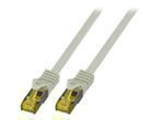 EFB Cat6A S/FTP Patchkabel, 0.25m, grau