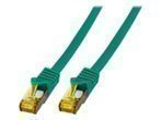 EFB RJ45 Patchkabel S/FTP.Cat6A.LSZH.Cat7 Rohkabel.0.25m.grün